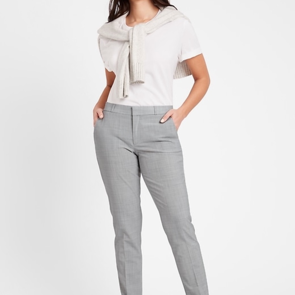 Banana Republic Ryan wool gray women’s dress pant